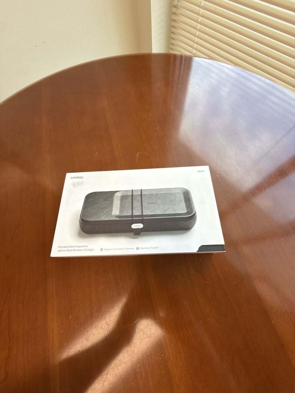 Orbitkey Nest Portable Desk Organiser with In-Built Wireless Charger